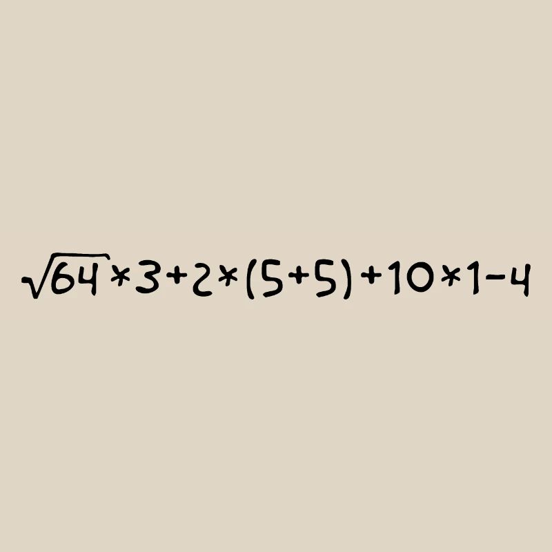 50th birthday - a mathematical task...
