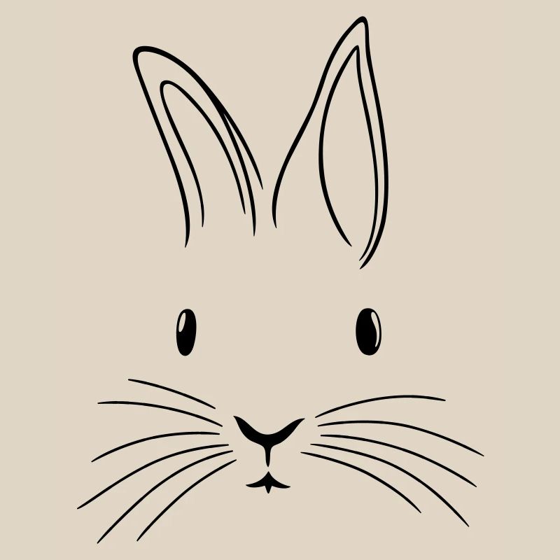 Minimalist Easter Easter Floppy Ear