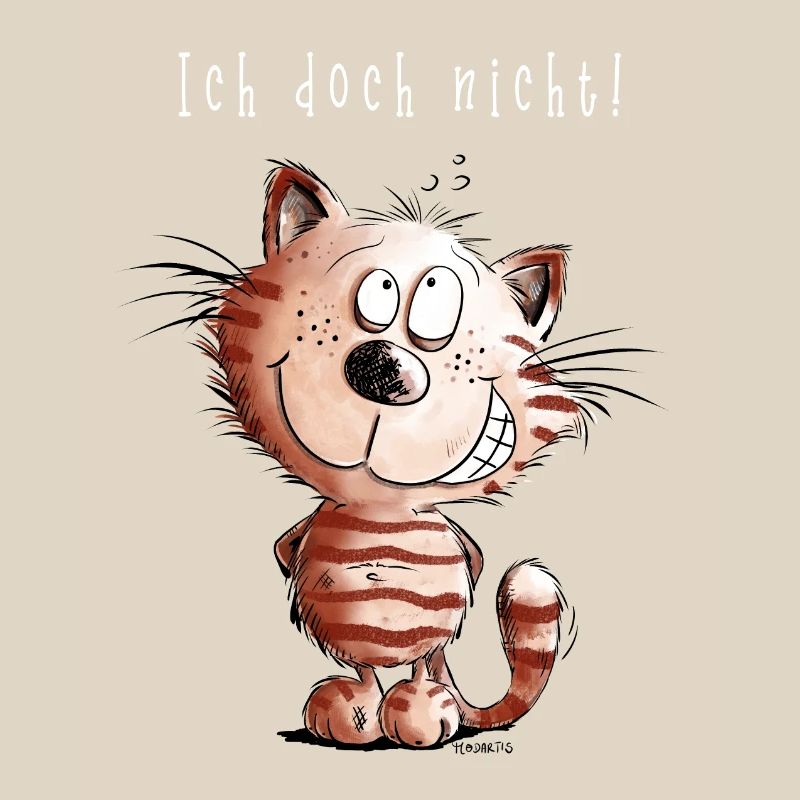 I do not cat I cat motif comic gift