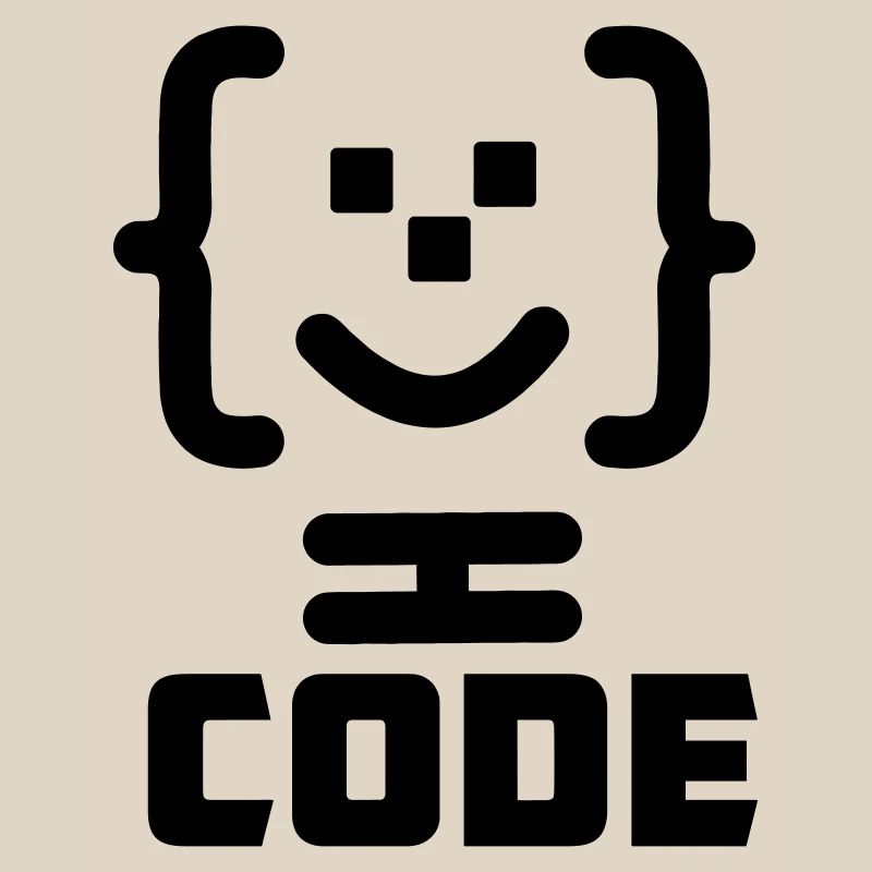 Hauptprogrammierer-Code-Logo mit Text CODE