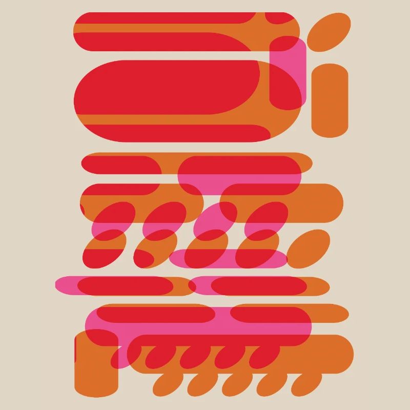 Formes graphiques abstraites dans le design techno