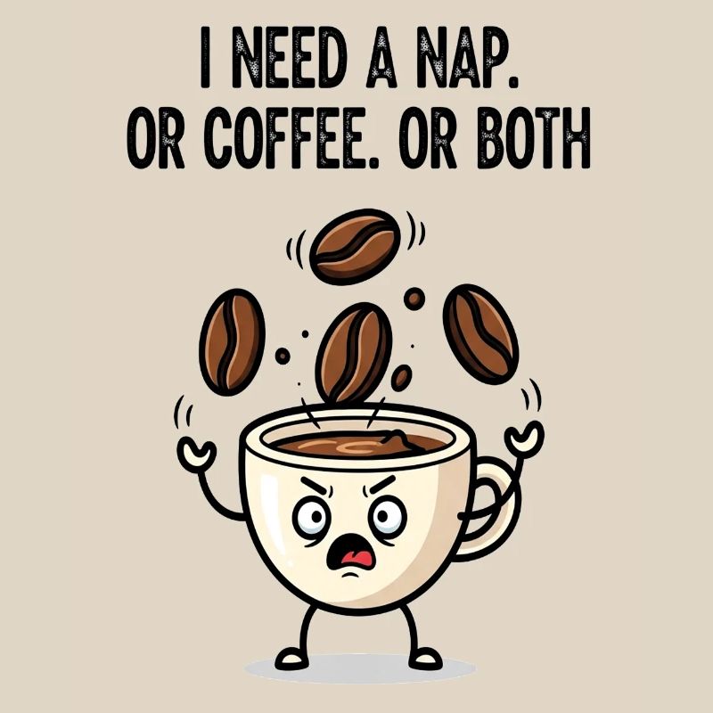 Nickerchen oder Kaffeetassen-Stimmung