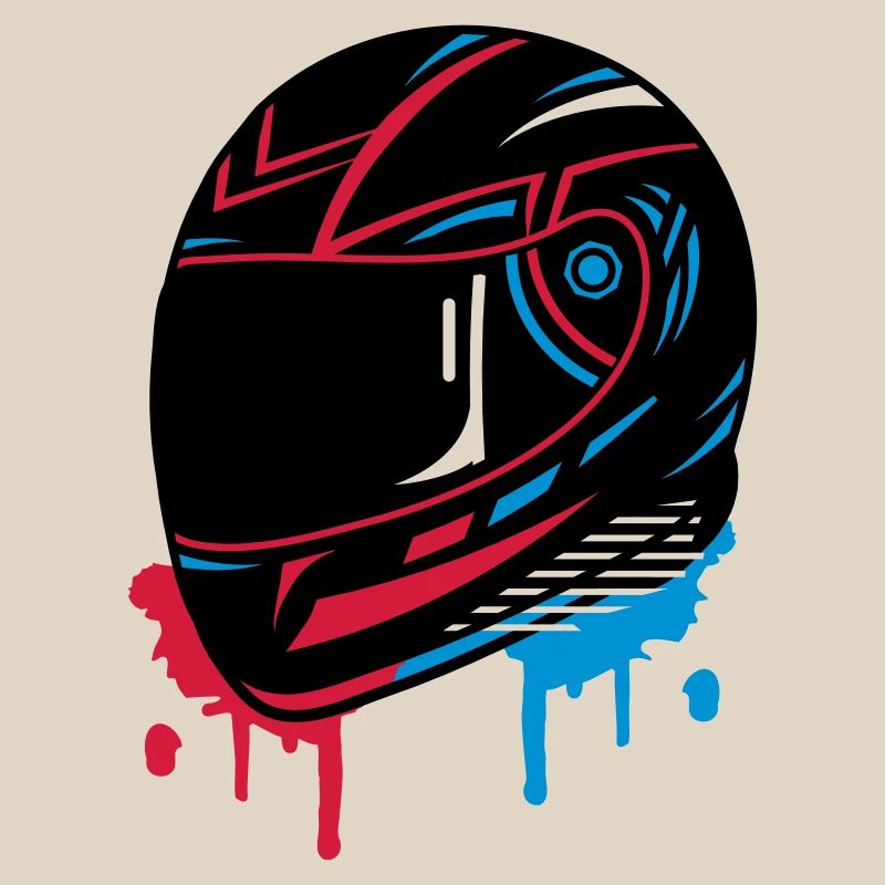 Motorcycle helmet Graffiti