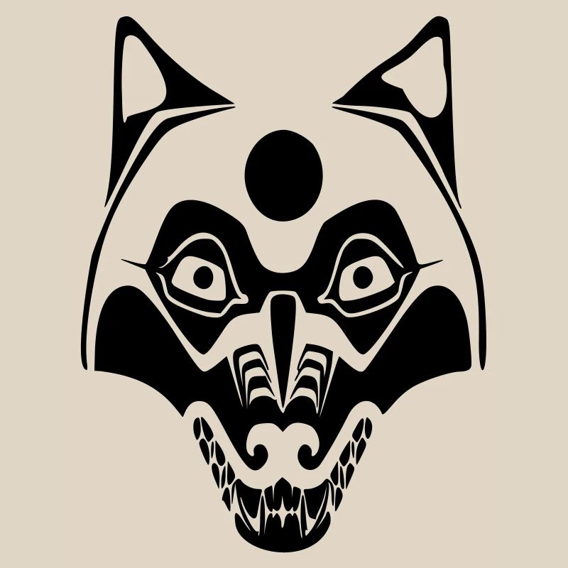 wolf - mask-moon
