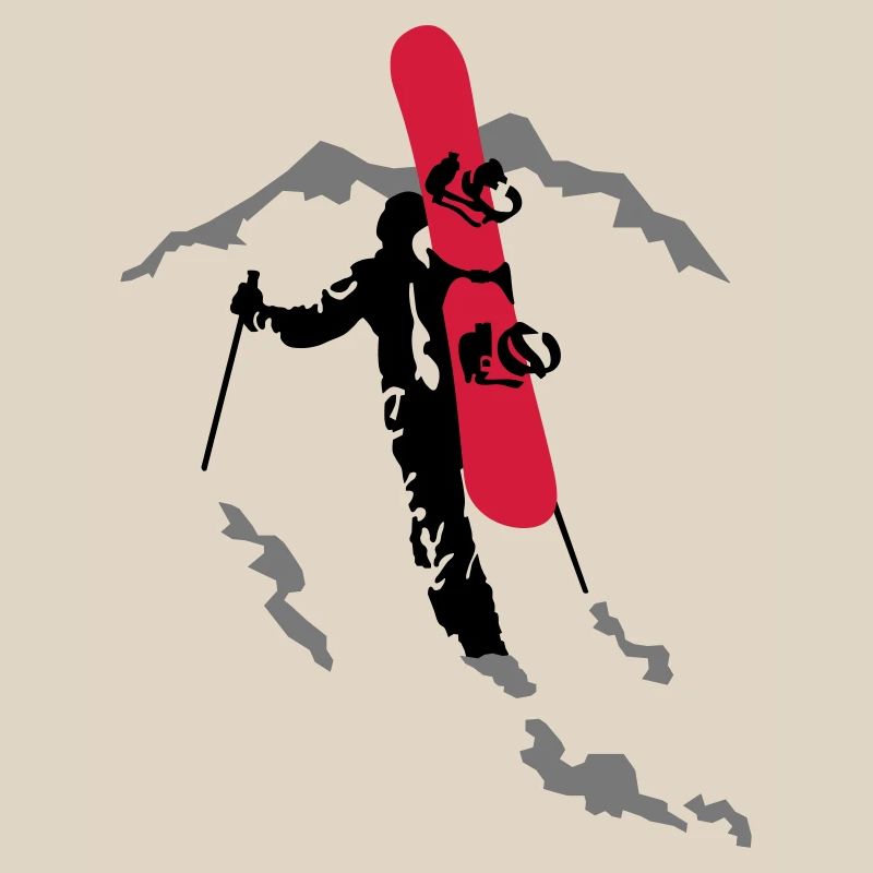 de snowboard freeride