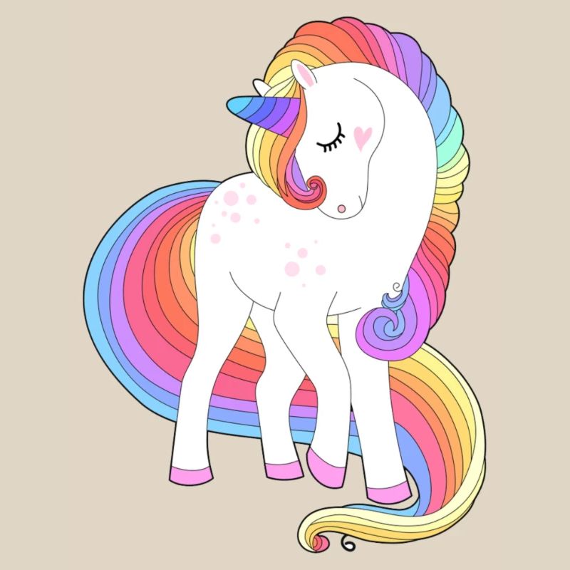 Enchanted Rainbow Mane Unicorn