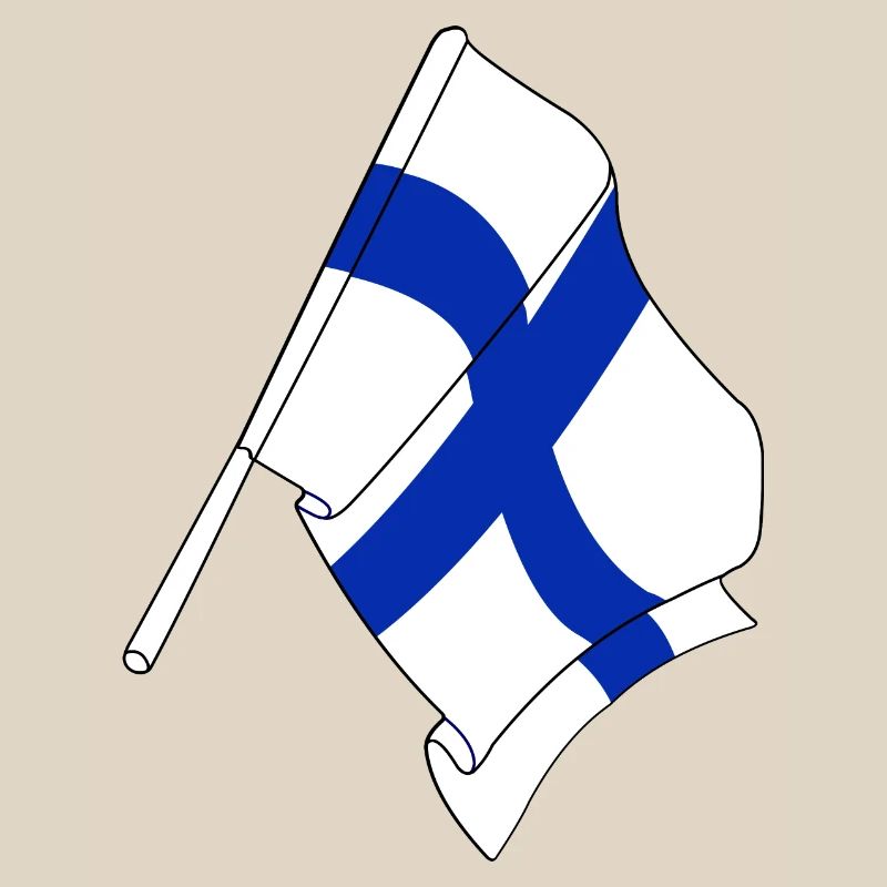 Drapeau de la Finlande