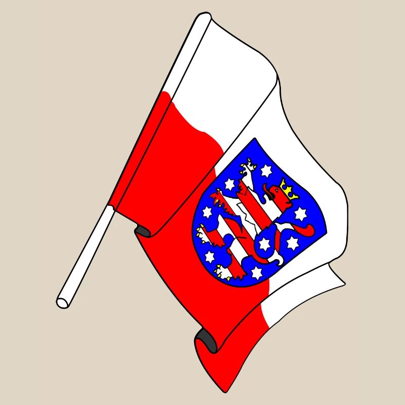 Drapeau de la Thuringe