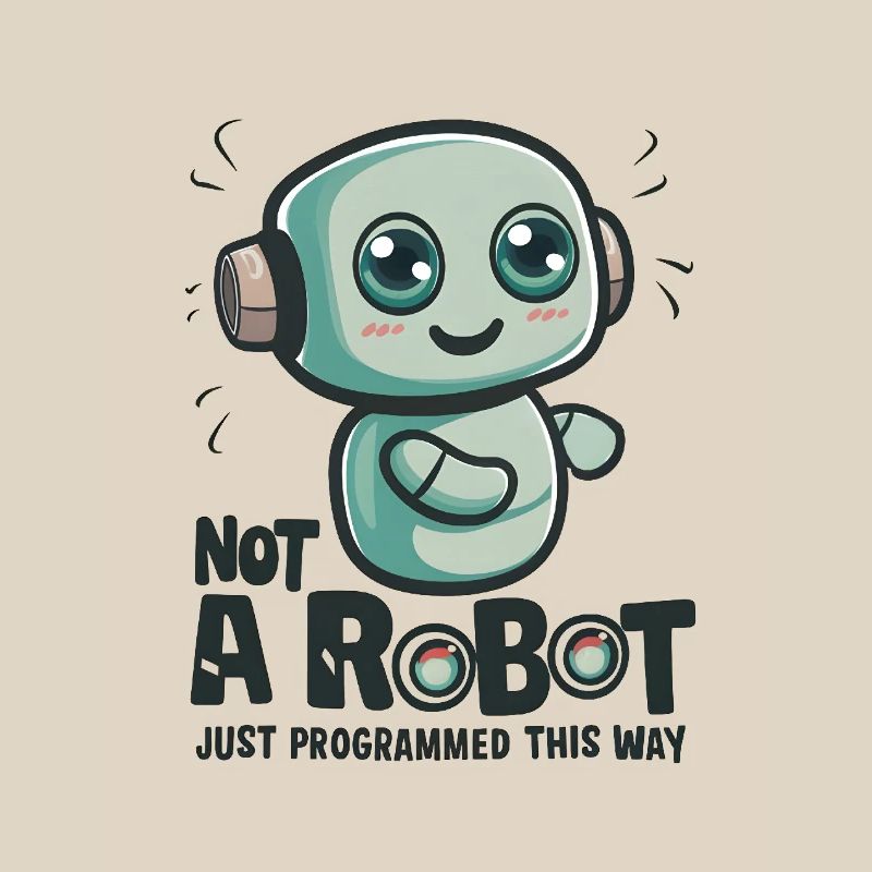 Not a Robot, Just Programmed This Way