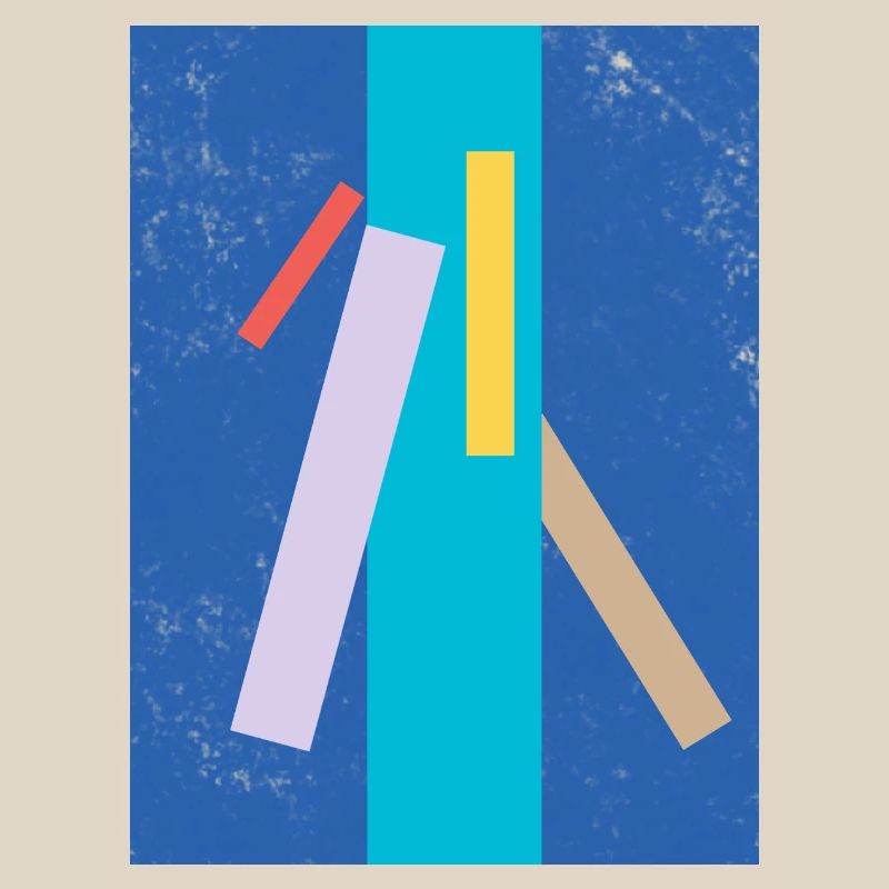 Abstract color and line pattern