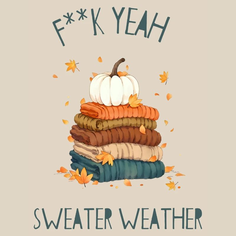 Herbstlicher Pulloverstapel