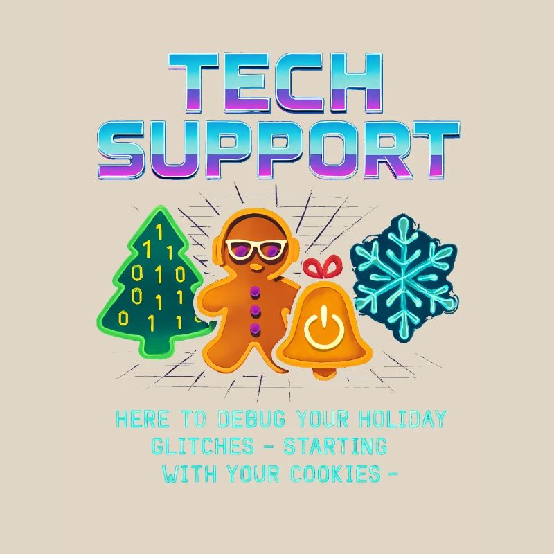 Lustiger Technischer Support Debug Weihnachten