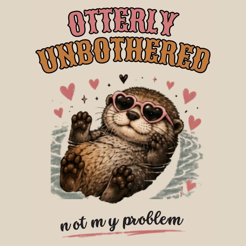 Otterly Unbothered Not My Problem