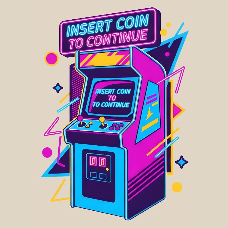 Conception d’arcade rétro pour les joueurs et les joueurs