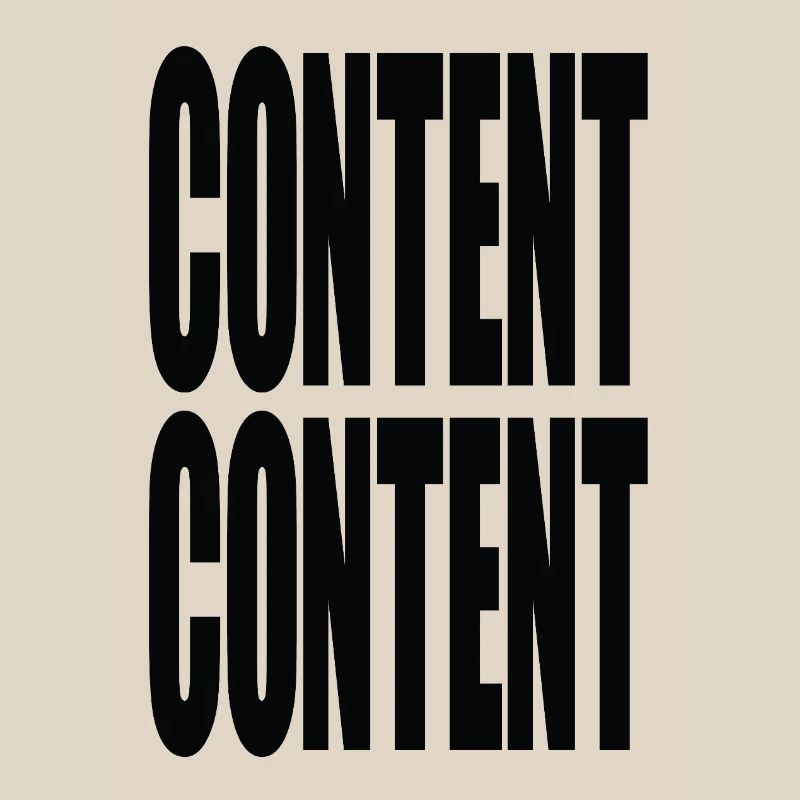"Content Content" – For Creators, Nerds & Media Men