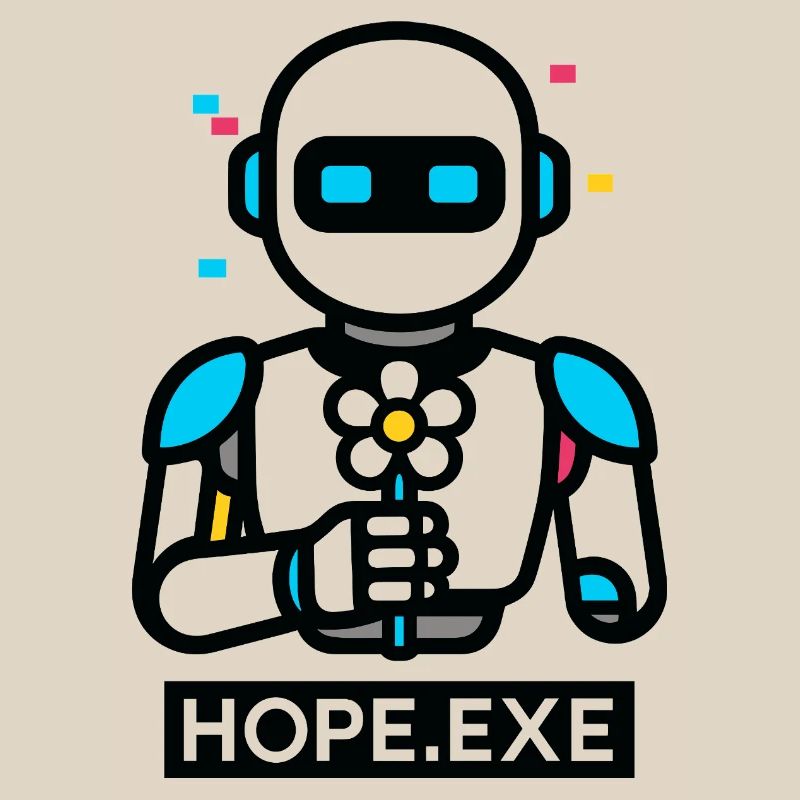 HOPE.EXE – Robot avec fleur