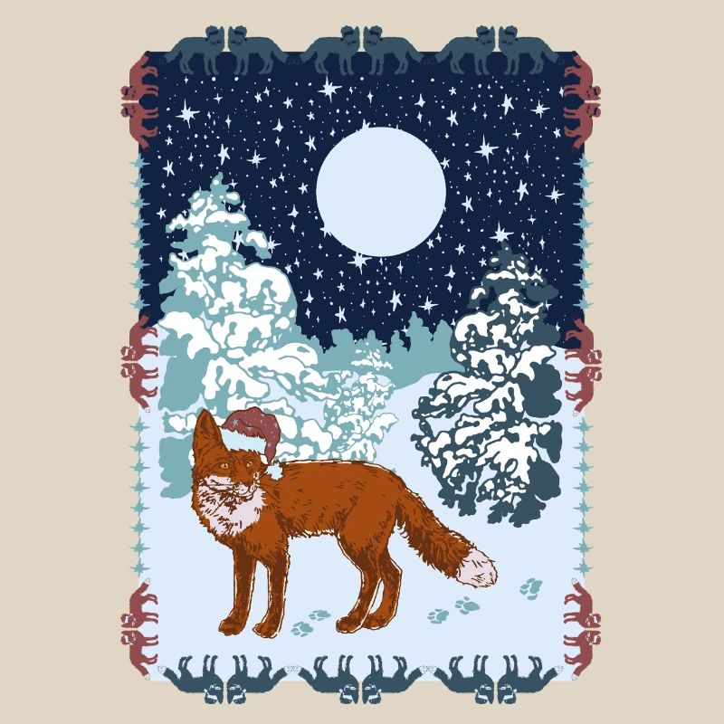 FOX UNDER MOONLIGHT