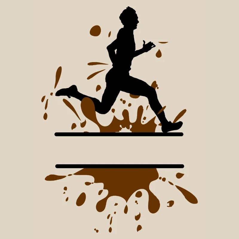 Mud Run Man – Customizable Runner