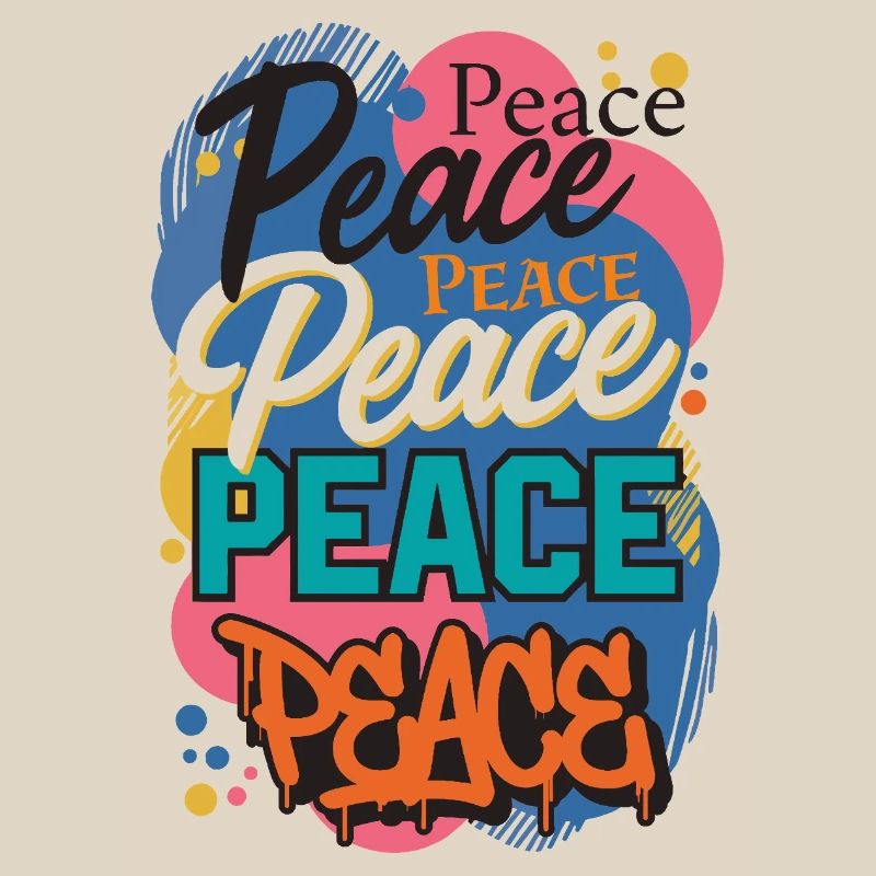 Peace as graffiti