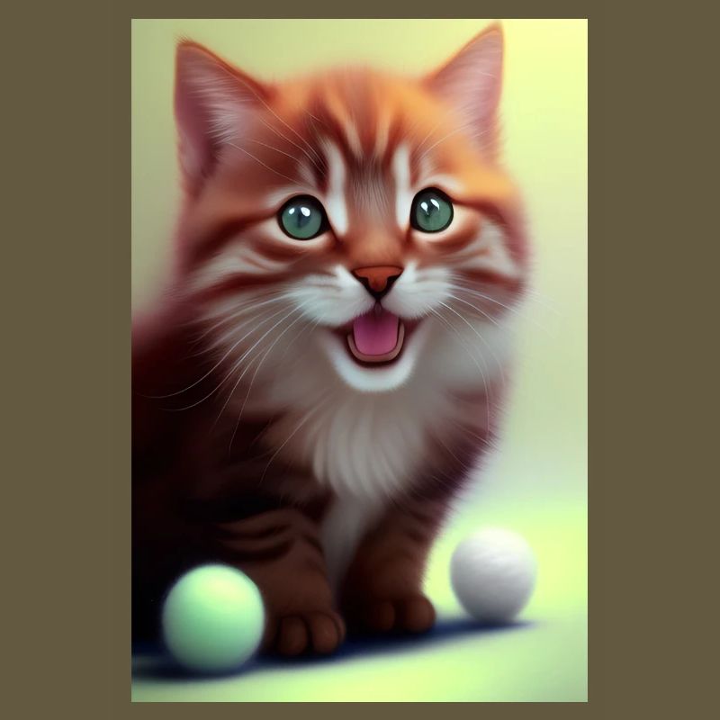 Petit bébé chat mignon
