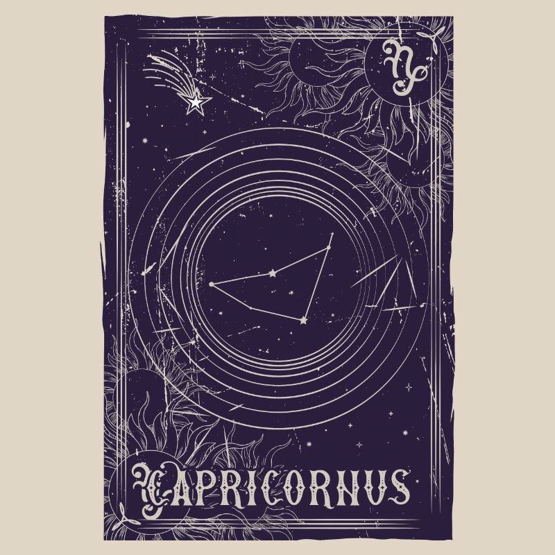 Capricorn Constellation Ring
