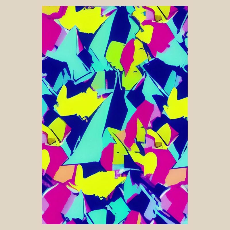 Retro Muster Bunt