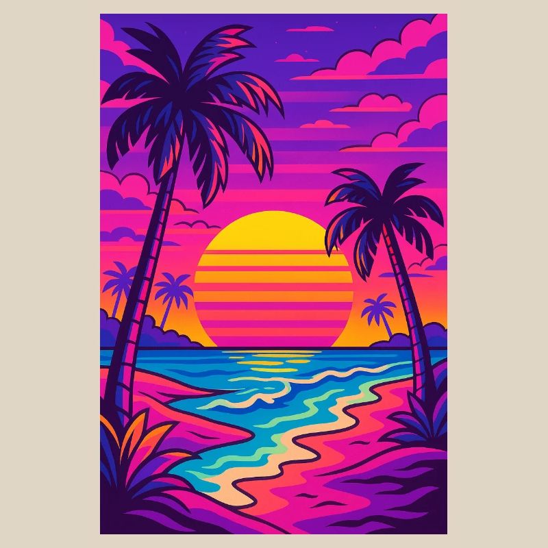 retro-80s-neon-beach-synthwave-art
