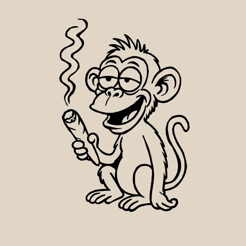 Le singe vise un peu différemment