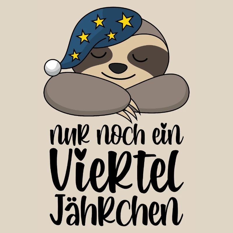 Plus que le quart d’année restant - Cute Sloth