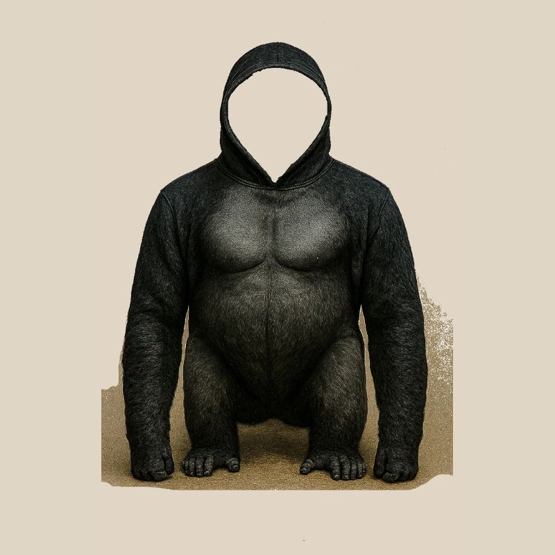 Shadow Gorilla Kapuzenpullover Design