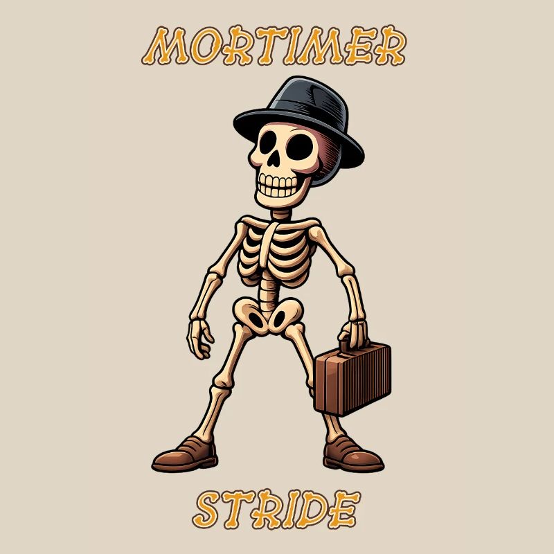 Mortimer Stride Squelette Étoile de l’animation Internet