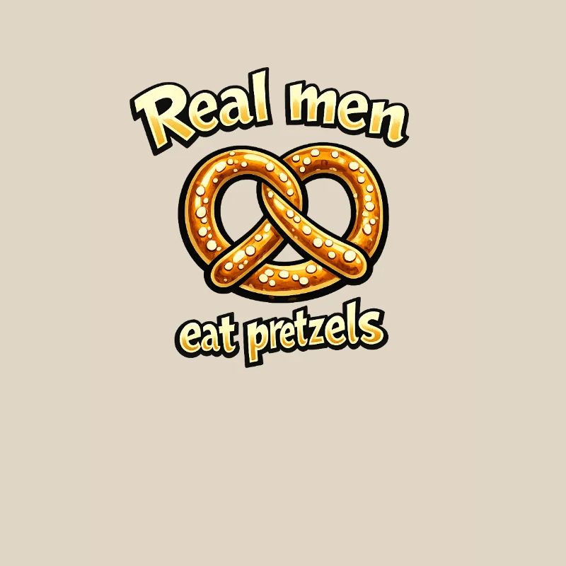 Echte Männer essen Brezeln