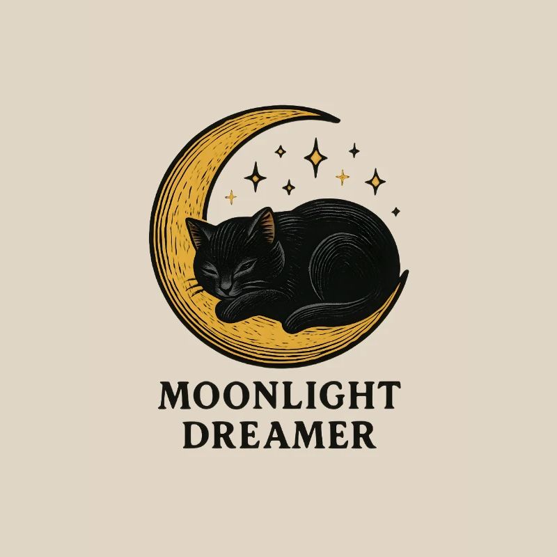Moonlight Dreamer Cat