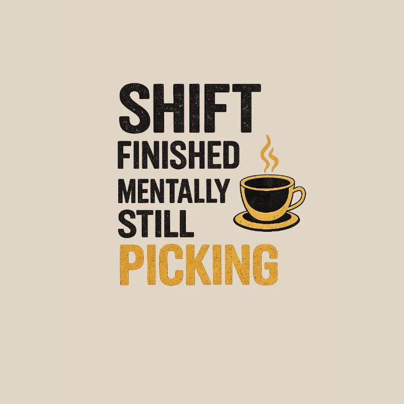 Shift Finished Mentally Still Picking