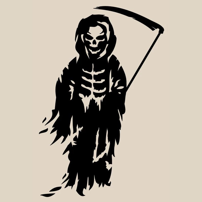 Ein Sensenmann -Der Tod mit einer Sense