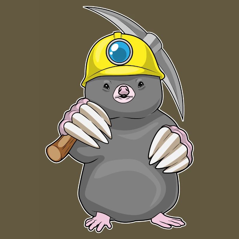 Mole Miner Pickaxe Mining