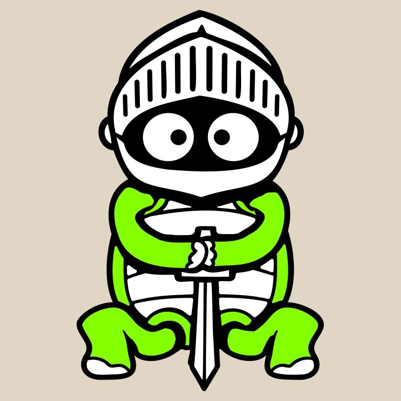 Turtle Knight Épée Fighter Armure Casque