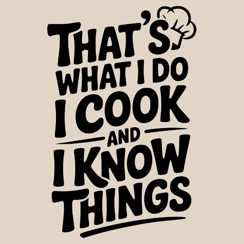 That’s What I Do I Cook and I Know Things