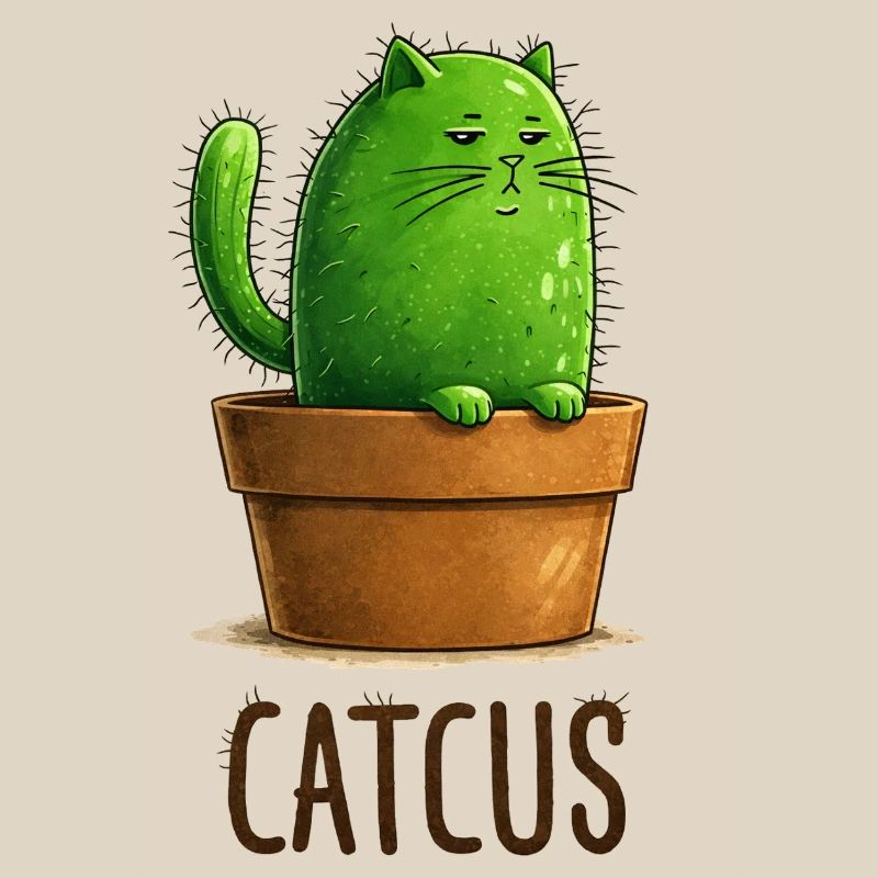 Catcus – Cactus Cat with Attitude