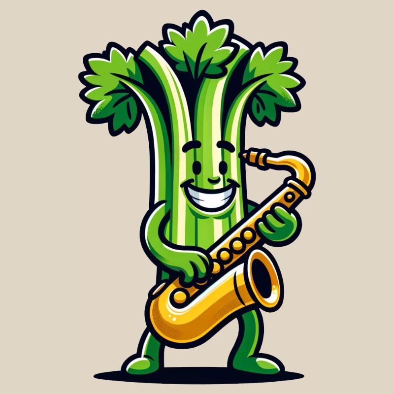 Le céleri Saxy apporte le jazz croquant