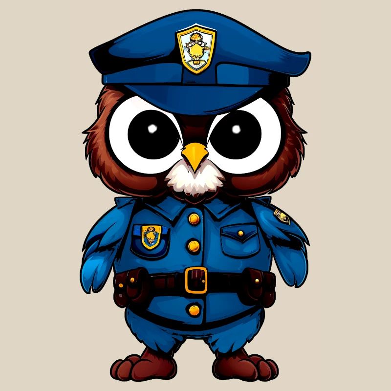 Eule Polizei
