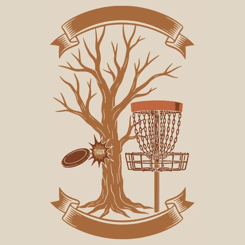 THACK Tree Hit Disc Golf Basket Flying Disc