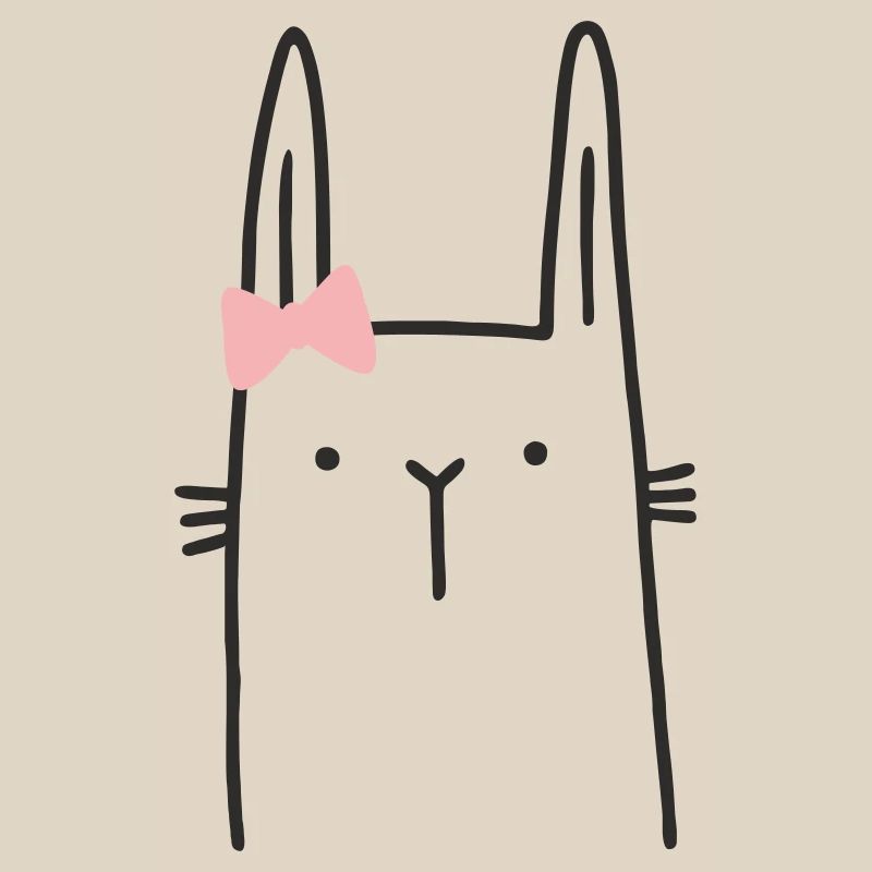 Hase Mädchen Osterhase