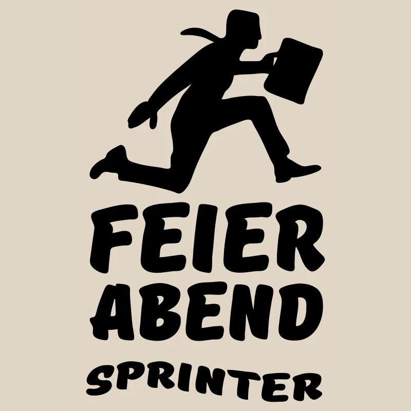 Feierabend Sprinter Geschenk Arbeit Büro