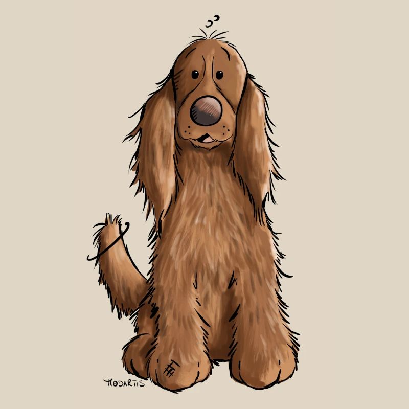 Cocker Spaniel mach Sitz