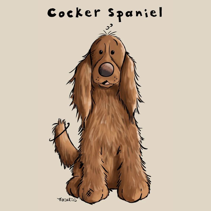 Drôle Cocker Spaniel