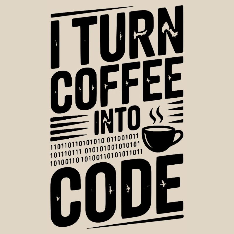 Je transforme le café en code
