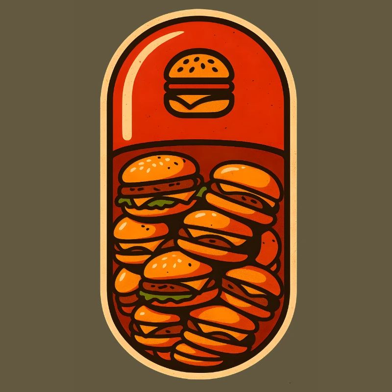 Funny Hamburger Stack Lover Design