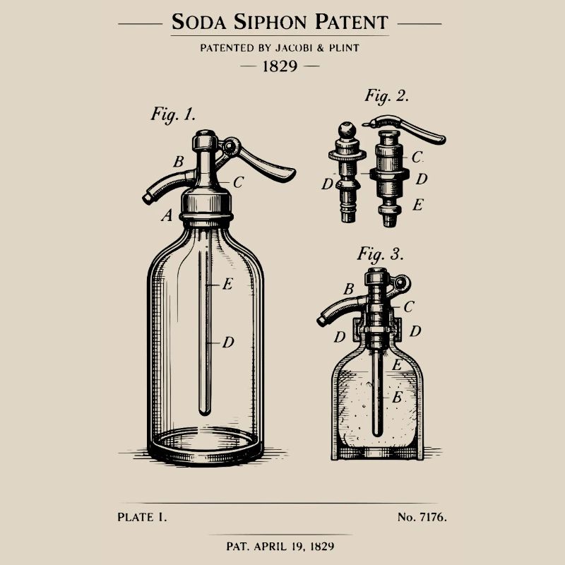 Conception du plan de Soda Siphone