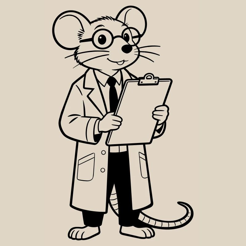 scientist mouse